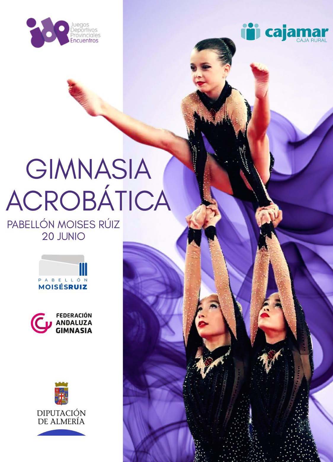 Encuentros Educativos de Promoción de la Gimnasia Acrobática. Pabellón Moisés Ruiz 20-06-26